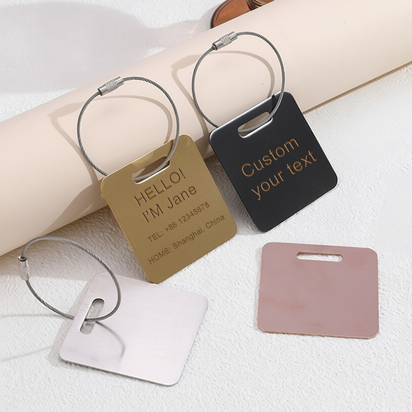 It Travel Accessories - Custom Name Luggage Tag Laser Engraving