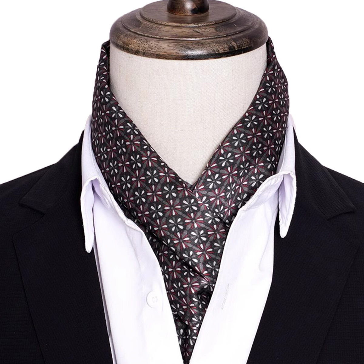 Travel Accessories Neck - New Men's Stripe Silk Scarf Hot