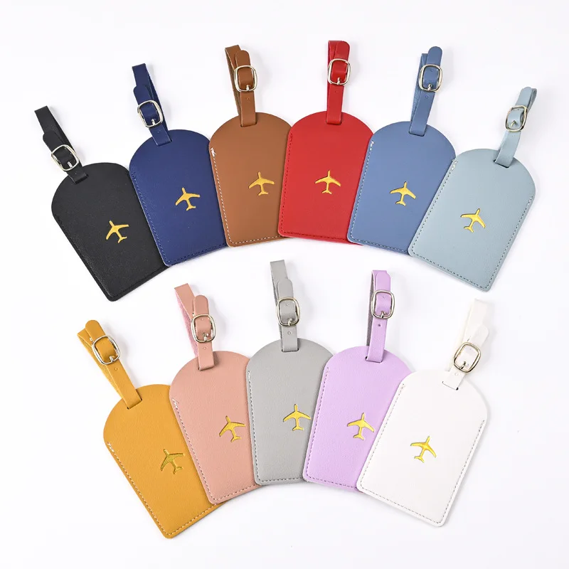 Travel Accessories Unique - 1pc Thicken PU Hot Stamping Aircraft
