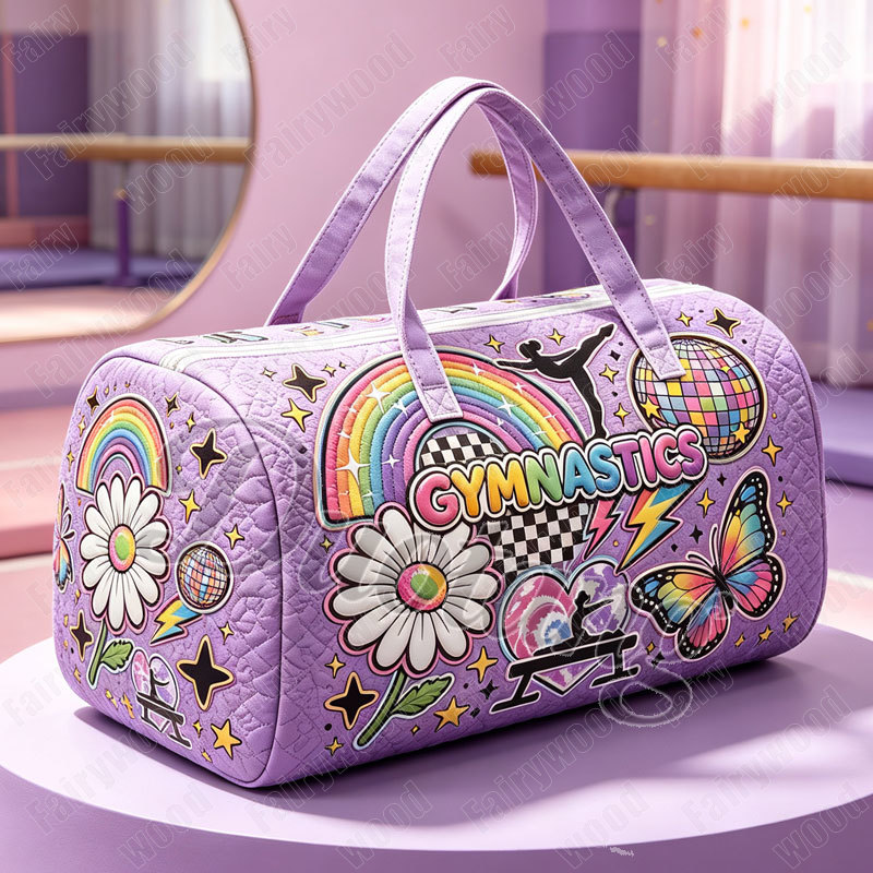 Shoe Bag Travel - Artistic Gymnastics Print Handbag for Travel