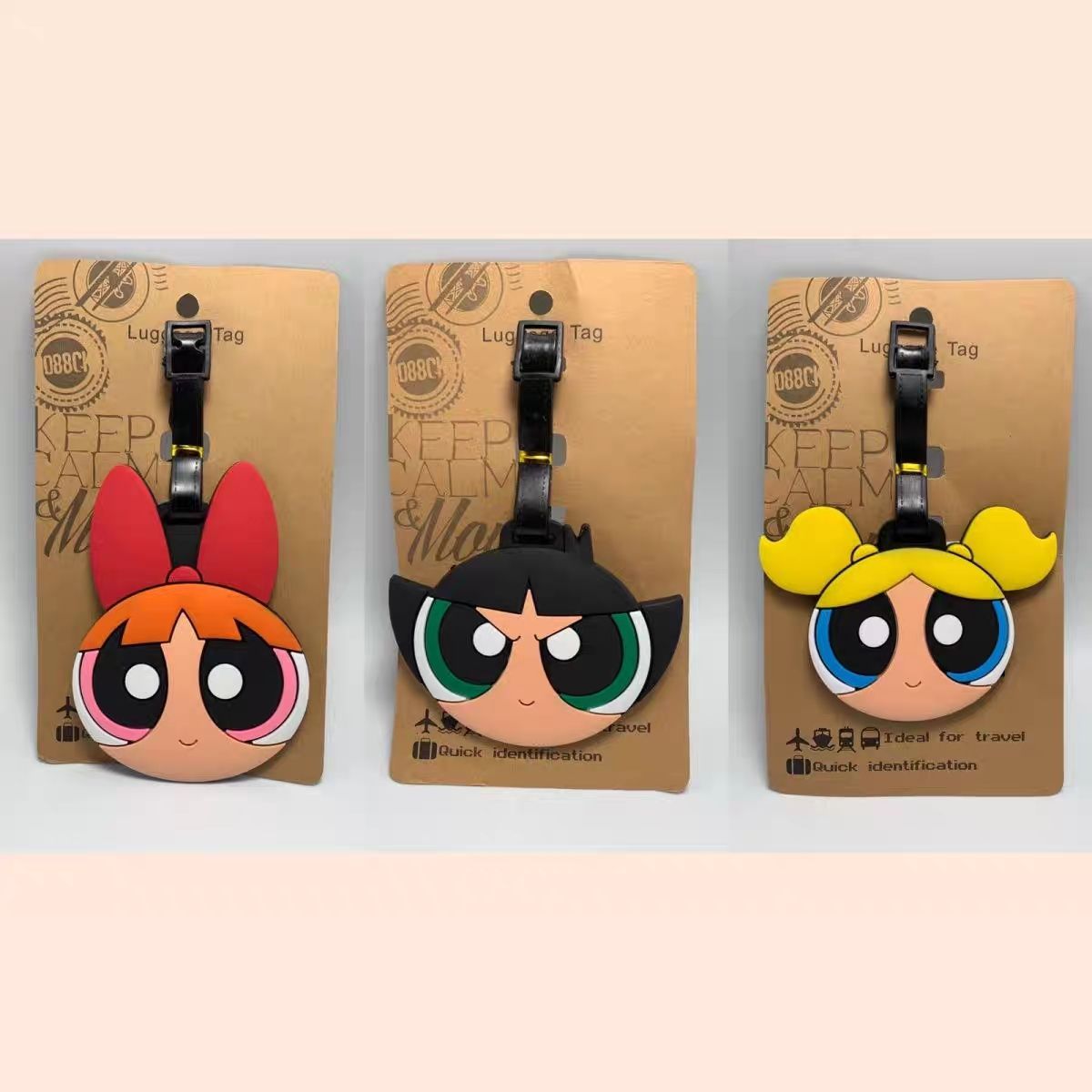 It Travel Accessories - Anime The Powerpuff Girls Bag Pendant