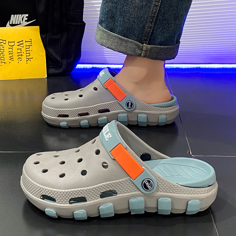 Shoe Bag Travel - Summer new sandals men's hole shoes