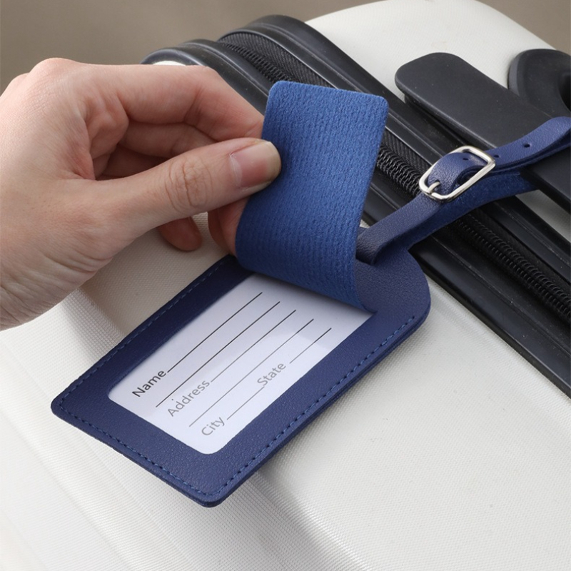 Women Men Luggage Tags PU Leat - đánh giá và giá Travel Accessories Unique