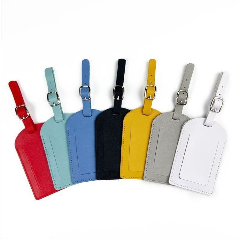 Women Men Luggage Tags PU Leat - đánh giá và giá Travel Accessories Unique