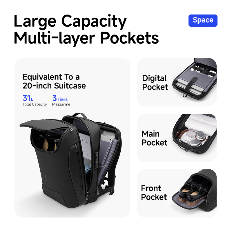 MARK RYDEN 31L Smart Men's Bac - đánh giá và giá Shoe Bag Travel