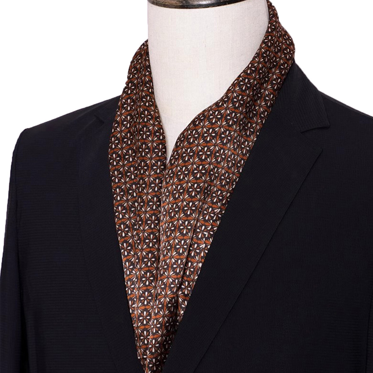 New Men's Stripe Silk Scarf Ho - đánh giá và giá Travel Accessories Neck