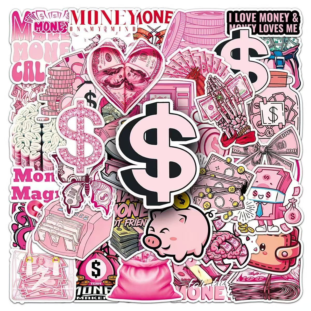 50Pcs Cute Pink Dollar Coin Ca - đánh giá và giá Travel Accessories Pink