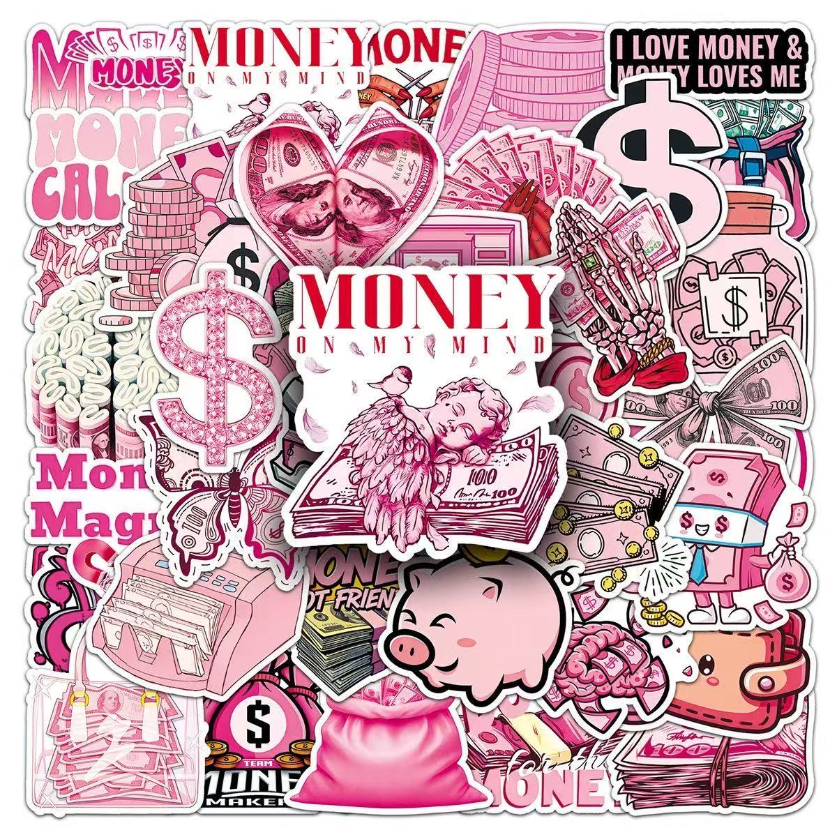 50Pcs Cute Pink Dollar Coin Ca - đánh giá và giá Travel Accessories Pink