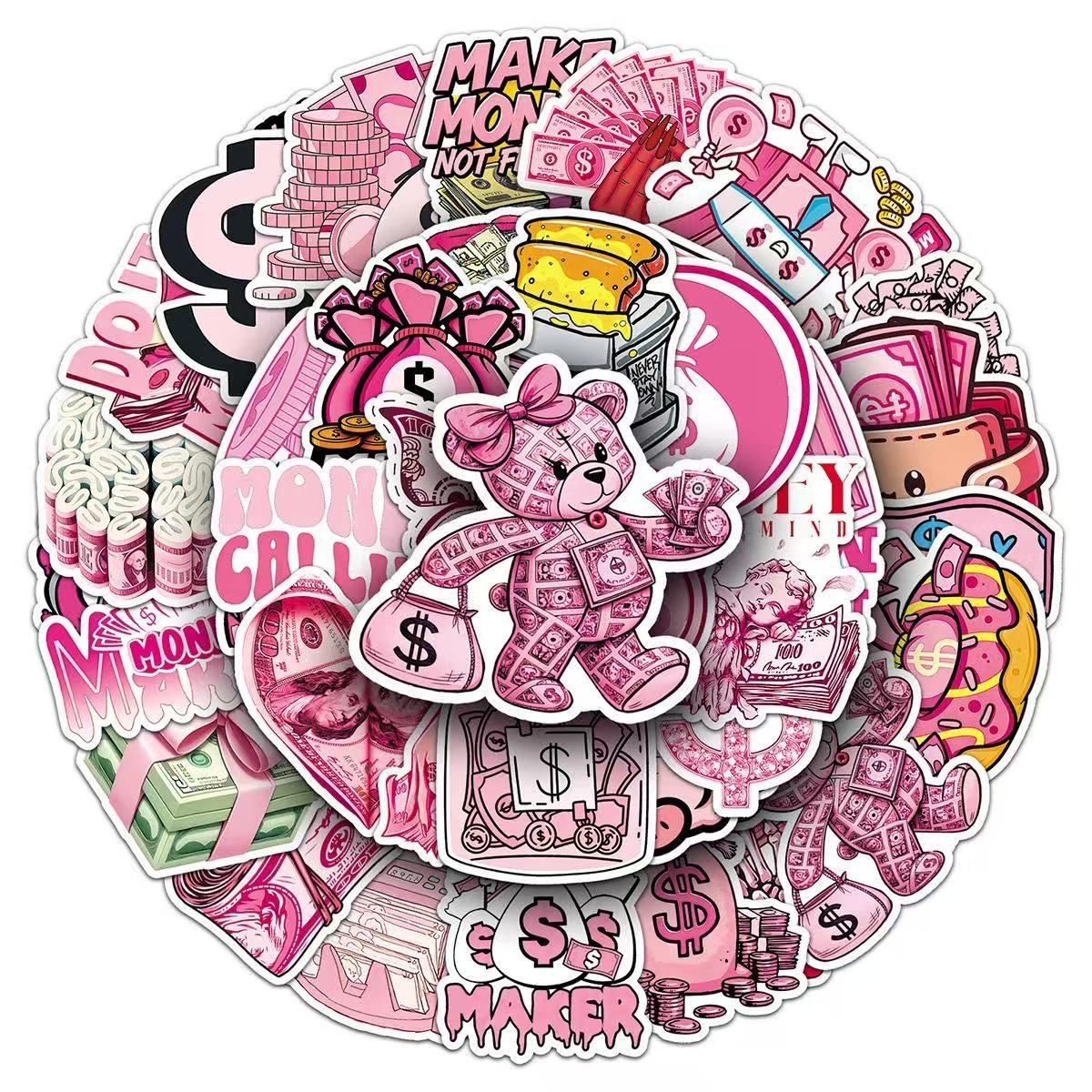50Pcs Cute Pink Dollar Coin Ca - đánh giá và giá Travel Accessories Pink