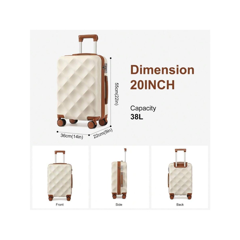Hardshell Lightweight ABS 20 I - đánh giá và giá Travel Lock Tsa Approved