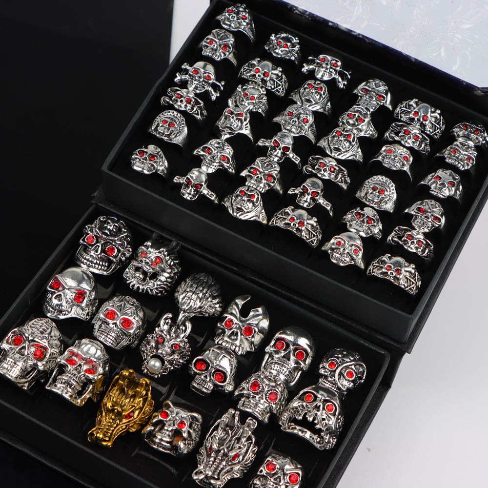 10Pcs/Lot Retro Punk Style Red - đánh giá và giá Travel Accessories Gifts For Men