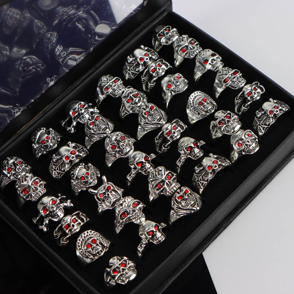 10Pcs/Lot Retro Punk Style Red - đánh giá và giá Travel Accessories Gifts For Men