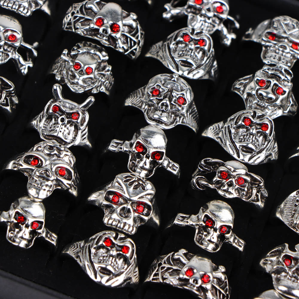 10Pcs/Lot Retro Punk Style Red - đánh giá và giá Travel Accessories Gifts For Men