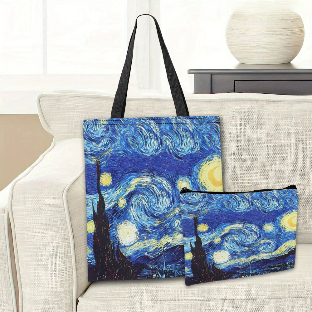 Van Gogh Series Tote Bag Cosme - đánh giá và giá Travel Accessories Bag