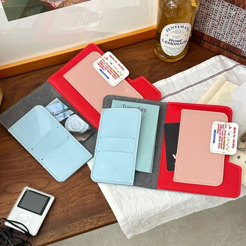 Ins Color Block Passport Holde - đánh giá và giá Travel Accessories Pouch For Men