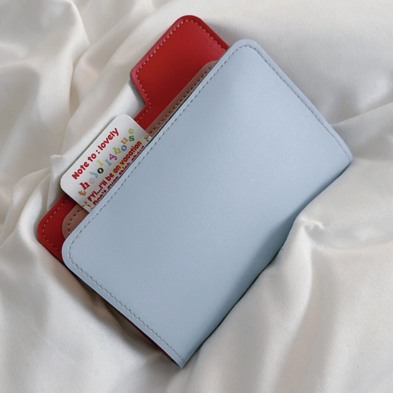 Ins Color Block Passport Holde - đánh giá và giá Travel Accessories Pouch For Men