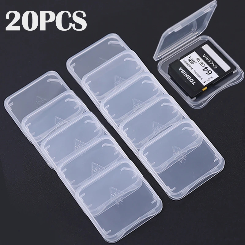 20/10/5/1PCS Transparent TF/SD - đánh giá và giá Sim Card Holder Case