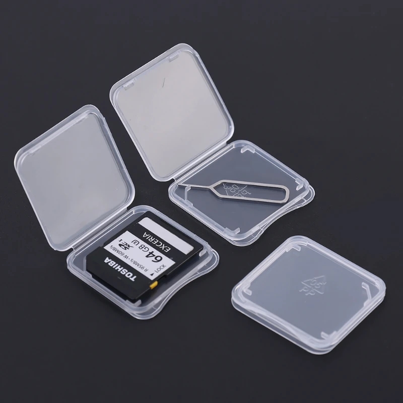 20/10/5/1PCS Transparent TF/SD - đánh giá và giá Sim Card Holder Case