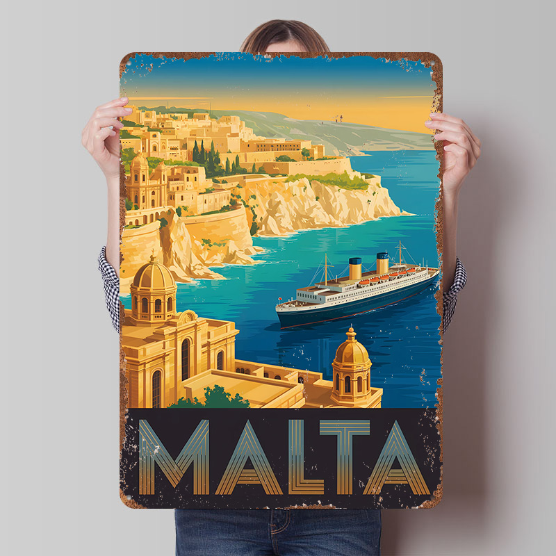 Malta Travel Metal Poster Cust - đánh giá và giá Travel Accessories Malta