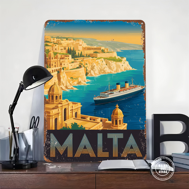 Malta Travel Metal Poster Cust - đánh giá và giá Travel Accessories Malta