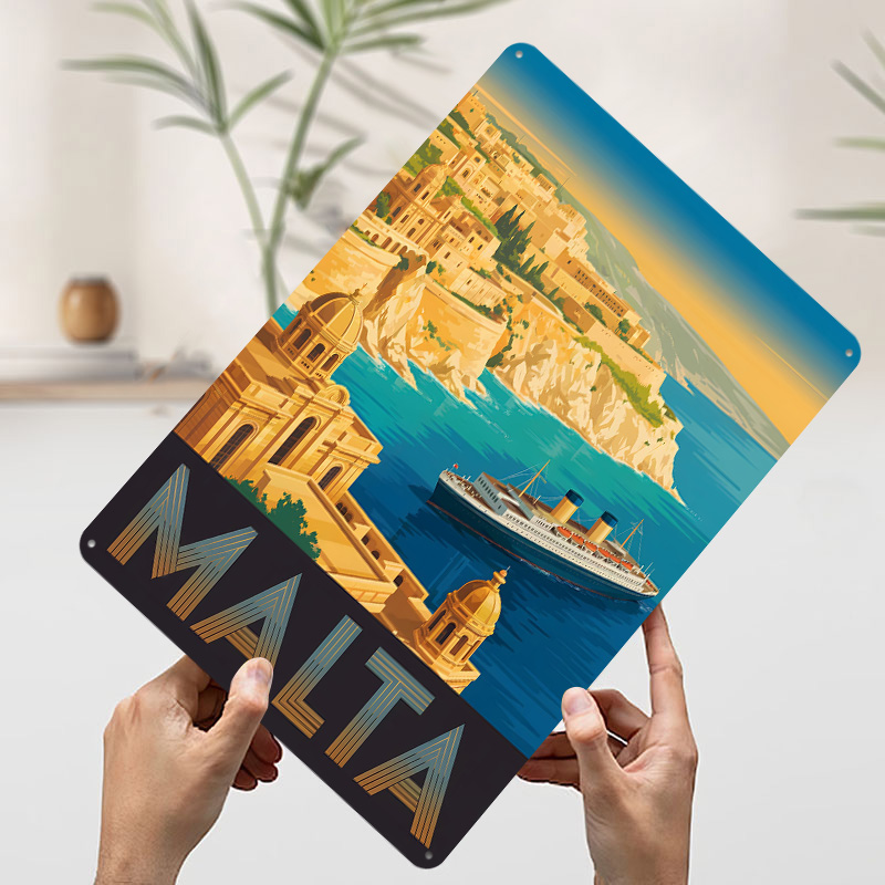 Malta Travel Metal Poster Cust - đánh giá và giá Travel Accessories Malta