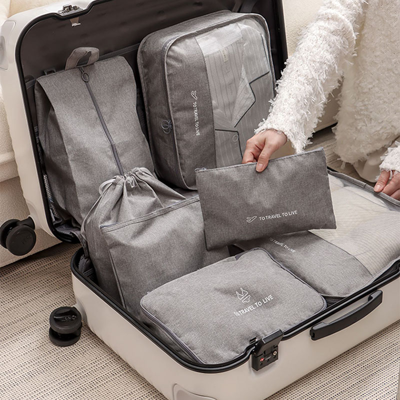 7 Piece Travel Packing Cubes S - đánh giá và giá Travel Accessories Pouch For Men