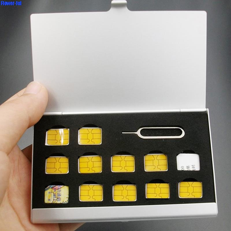 12-Slots-NANO+1-Slot-Card-Pin  - đánh giá và giá Sim Card Holder Case