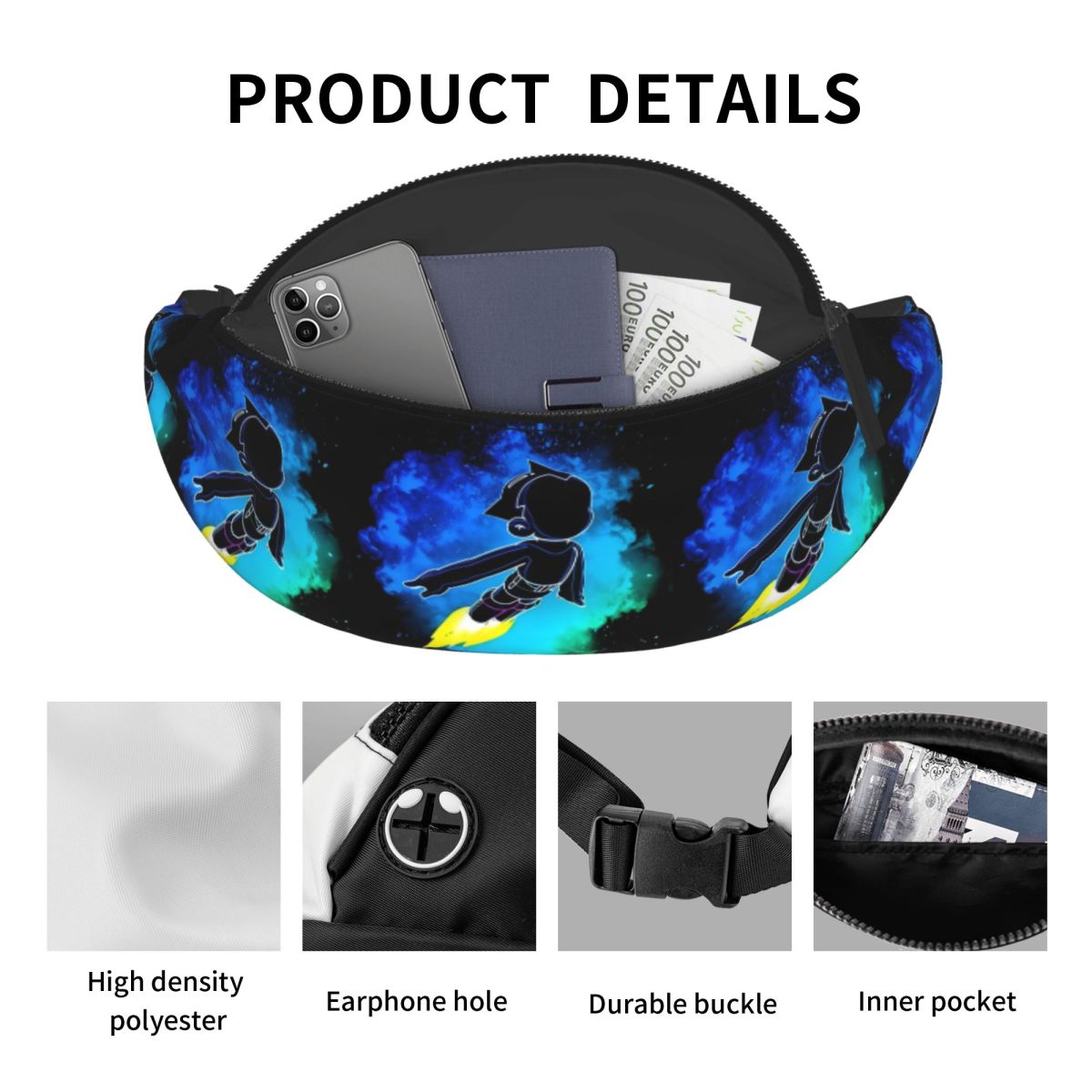 Custom Animes A-Astroed Boy Ca - đánh giá và giá Travel Accessories Pouch For Men