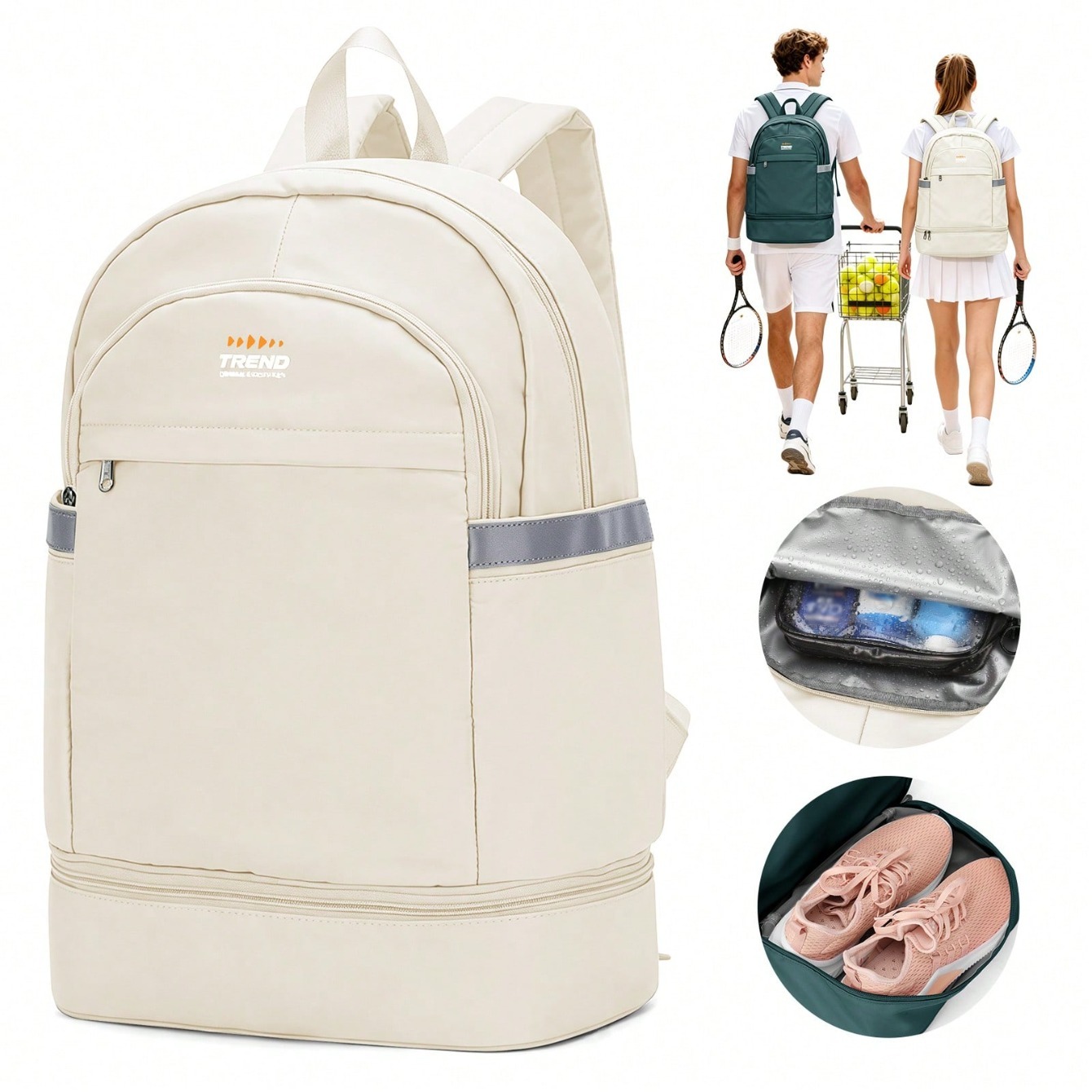 Casual Women's Backpack, Minim - đánh giá và giá Shoe Bag Travel