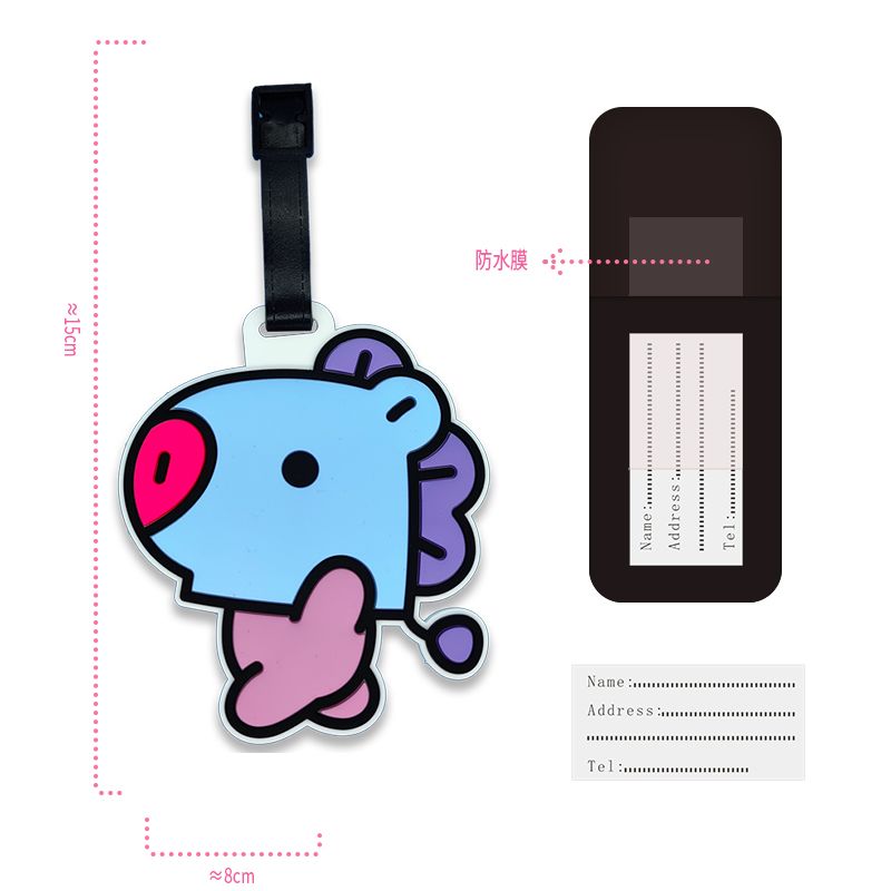 BT21 cartoon cute keychain Kaw - đánh giá và giá It Travel Accessories
