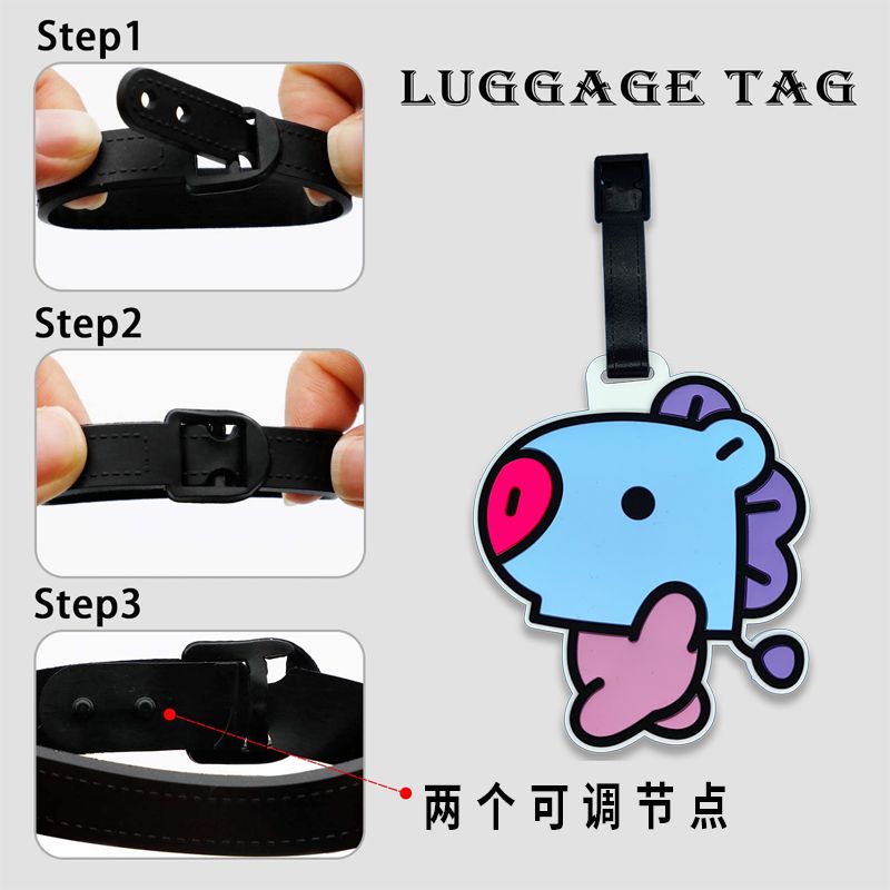 BT21 cartoon cute keychain Kaw - đánh giá và giá It Travel Accessories