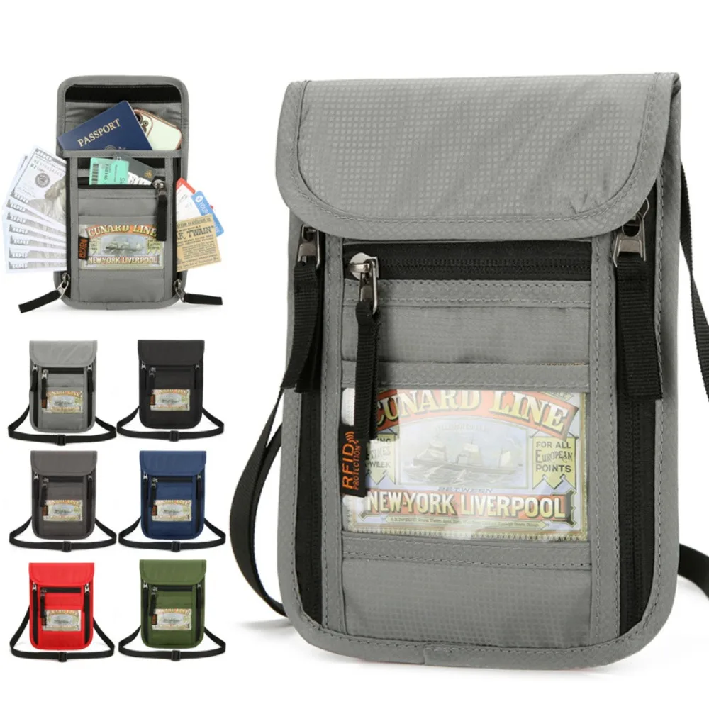 RF ID Blocking Travel Neck Wal - đánh giá và giá Travel Accessories Pouch For Men