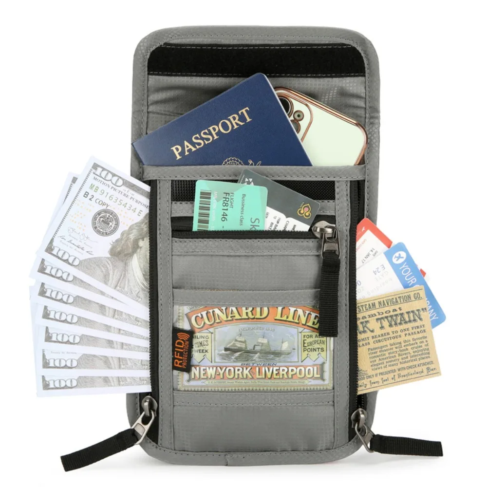 RF ID Blocking Travel Neck Wal - đánh giá và giá Travel Accessories Pouch For Men