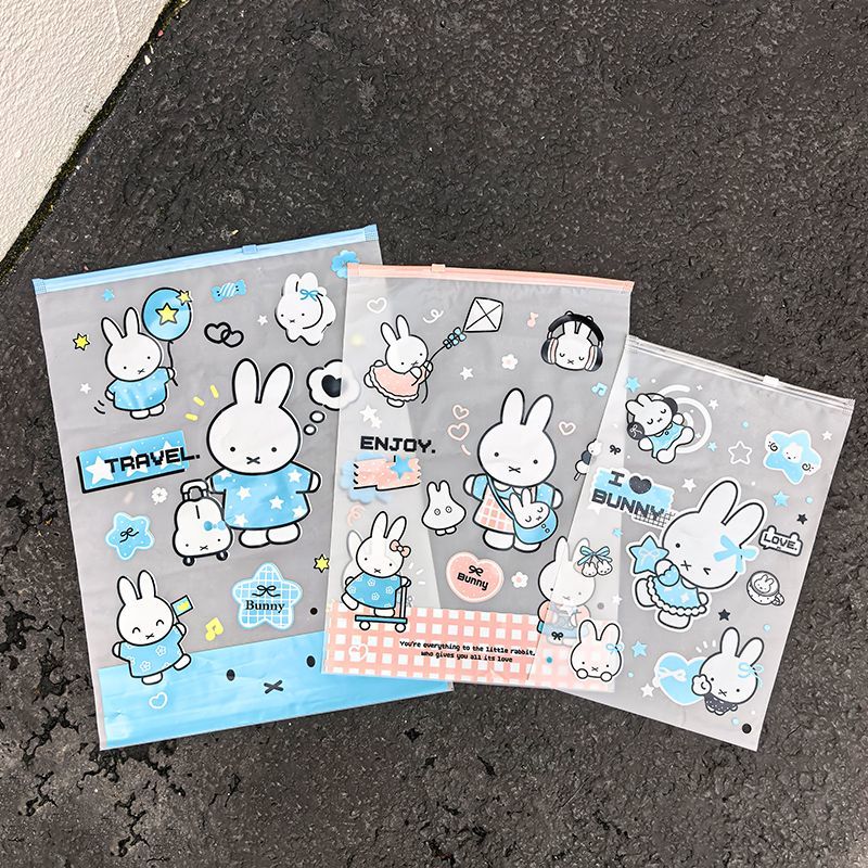 Kawaii Miffy Cartoon Storage B - đánh giá và giá Travel Accessories Pink