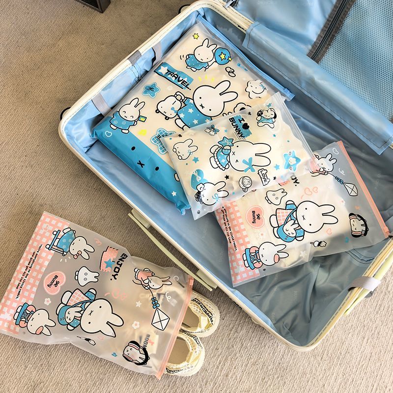 Kawaii Miffy Cartoon Storage B - đánh giá và giá Travel Accessories Pink
