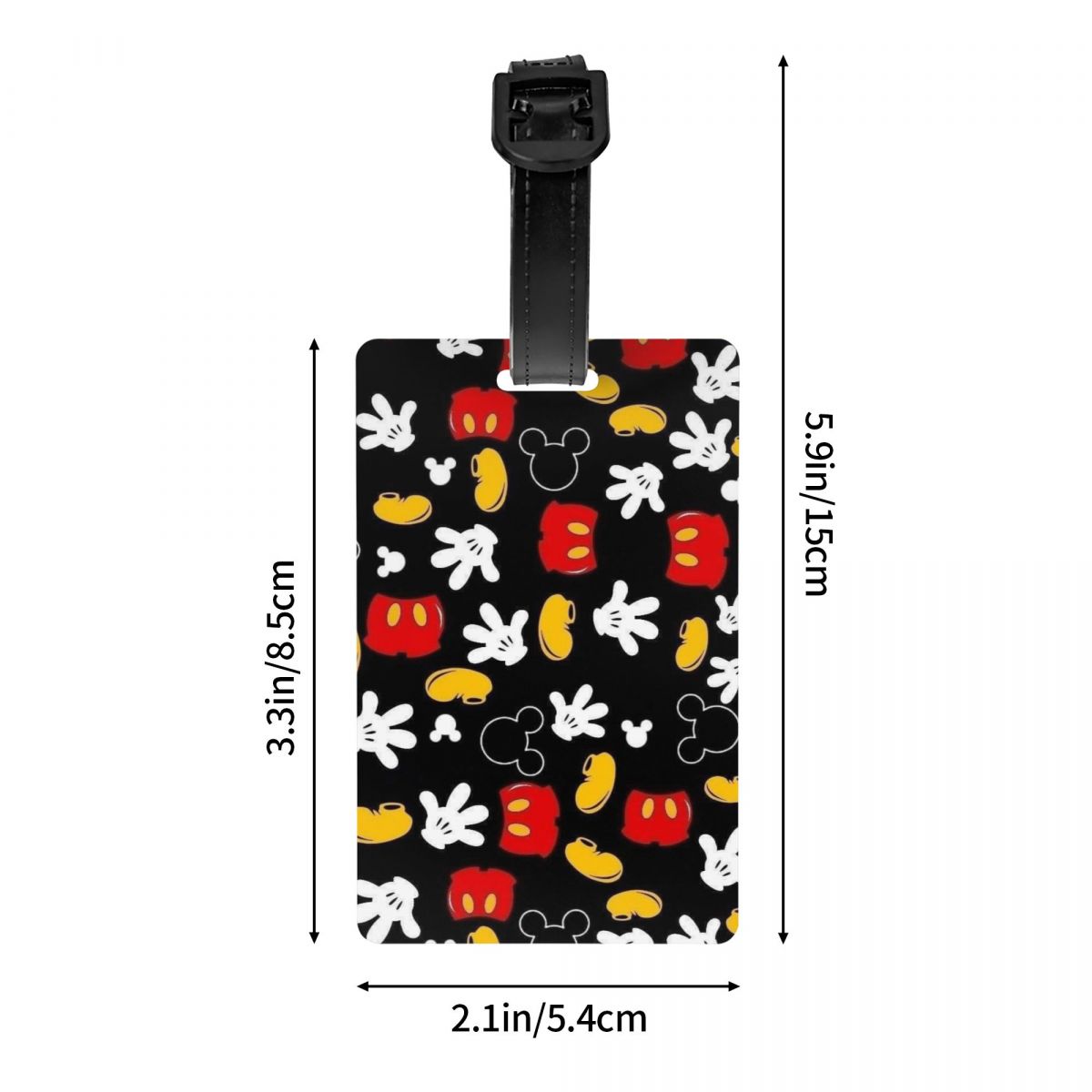 Custom M-Mouse  Luggage Tag fo - đánh giá và giá Luggage Cover Protector