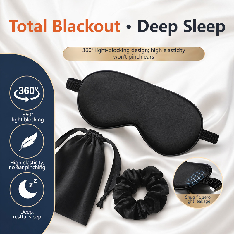 Silk Eye Mask 3Pcs Set Light B - đánh giá và giá Travel Accessories Set