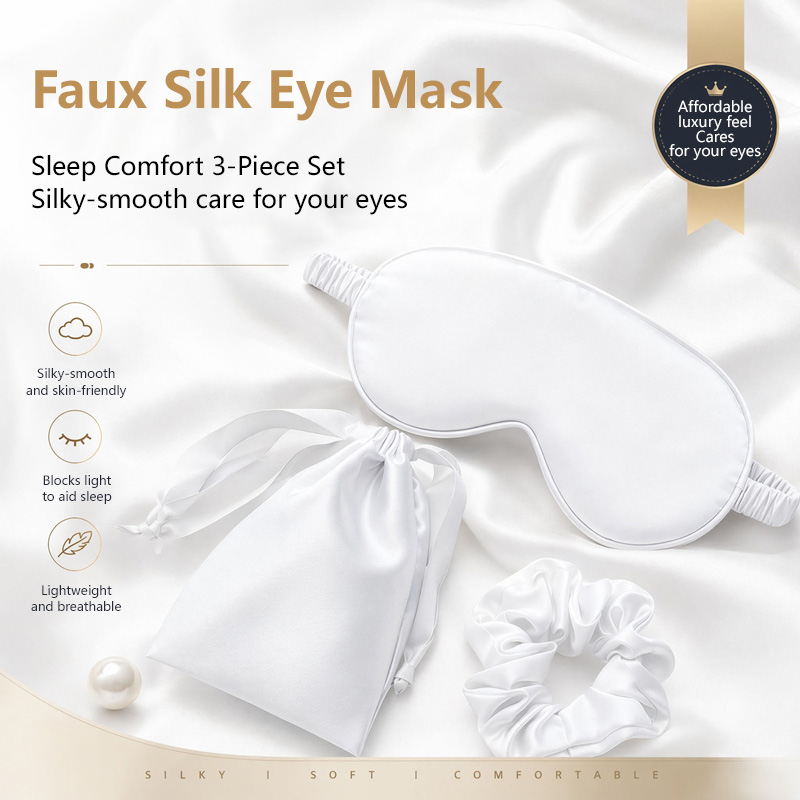 Silk Eye Mask 3Pcs Set Light B - đánh giá và giá Travel Accessories Set