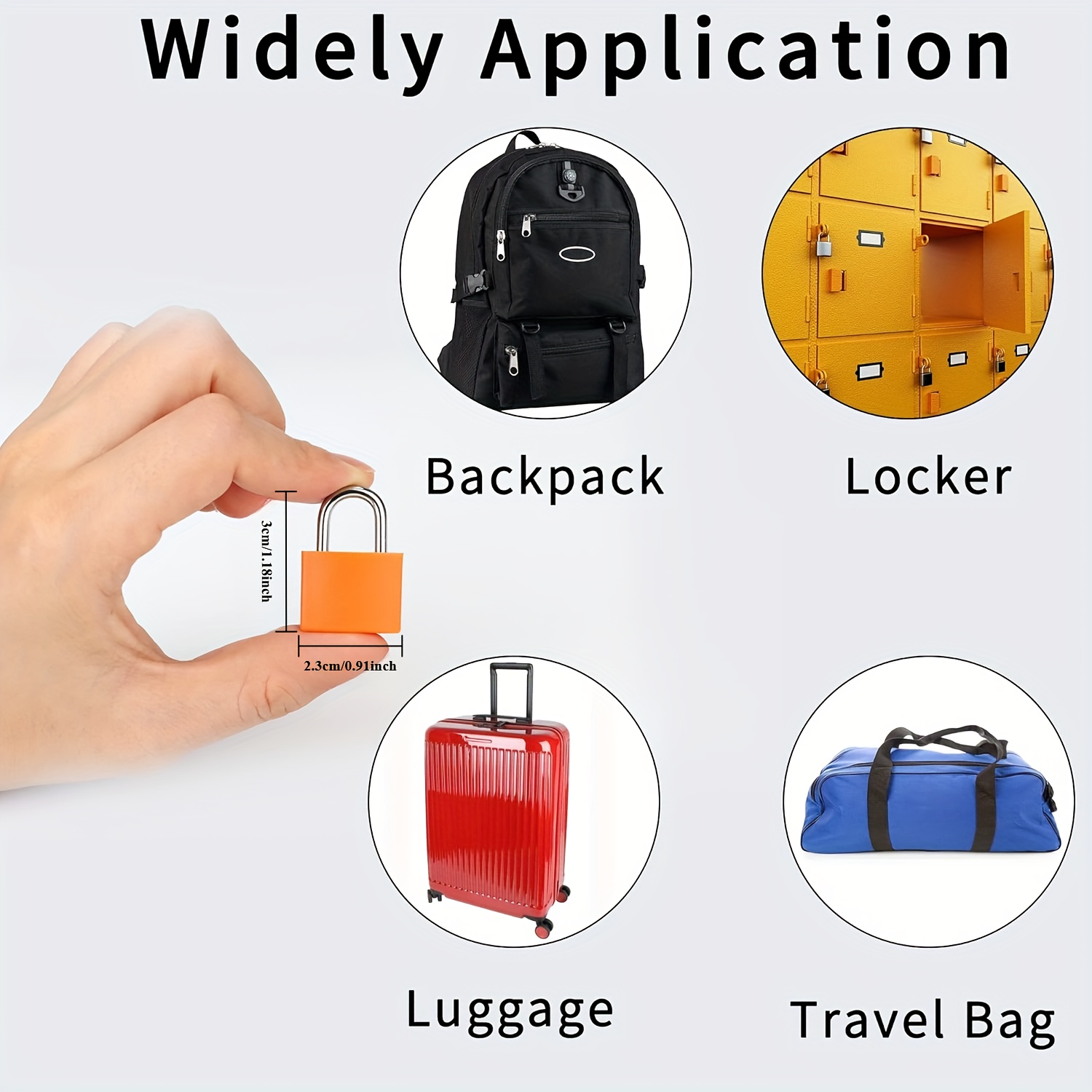 6pcs Suitcase Lock Small Stron - đánh giá và giá Travel Lock Tsa Approved