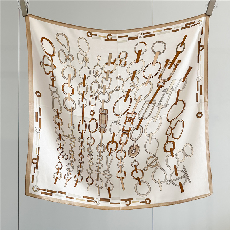 Summer Silk Small Scarf Women  - đánh giá và giá Travel Accessories Neck