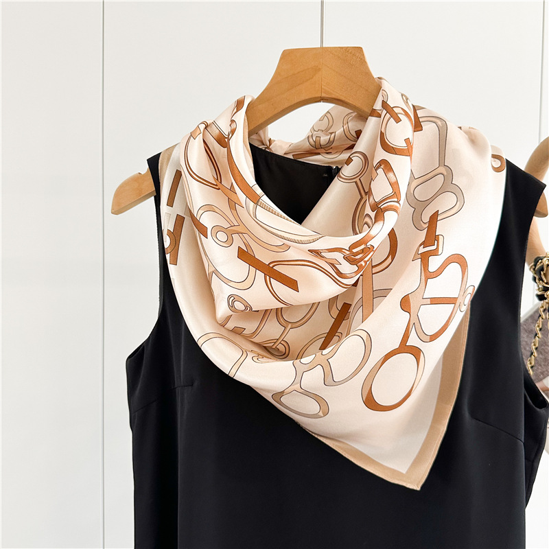 Summer Silk Small Scarf Women  - đánh giá và giá Travel Accessories Neck