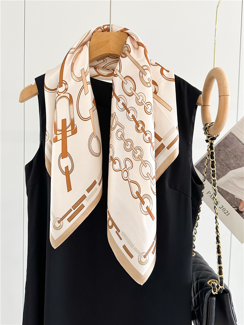 Summer Silk Small Scarf Women  - đánh giá và giá Travel Accessories Neck