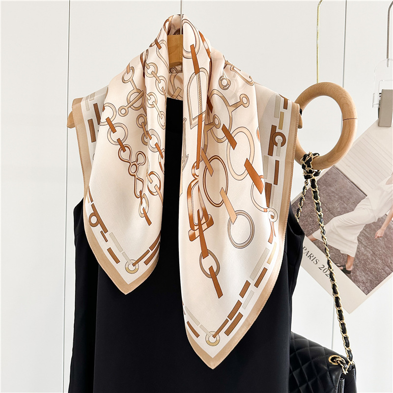 Summer Silk Small Scarf Women  - đánh giá và giá Travel Accessories Neck