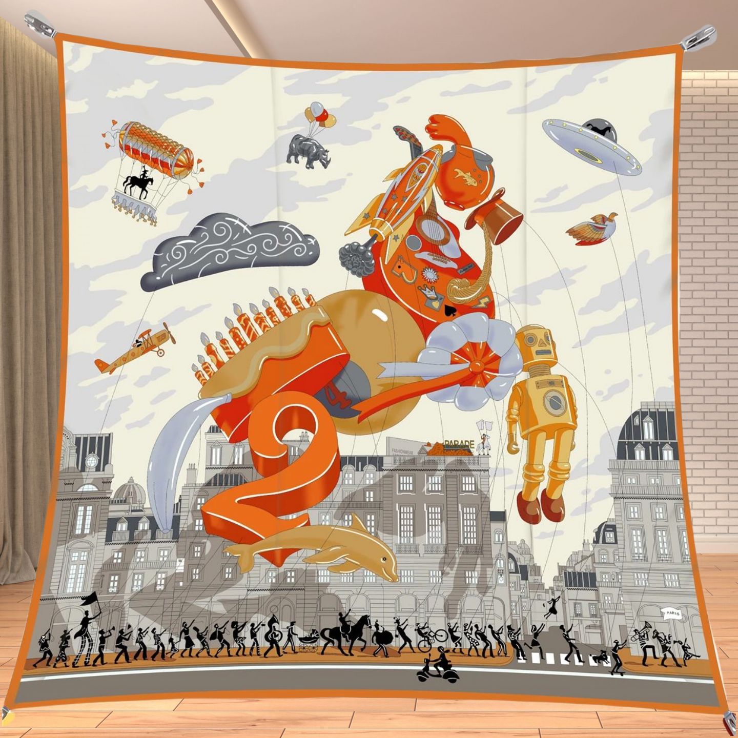 90cm Twill Silk Like Square Sc - đánh giá và giá Travel Accessories Neck