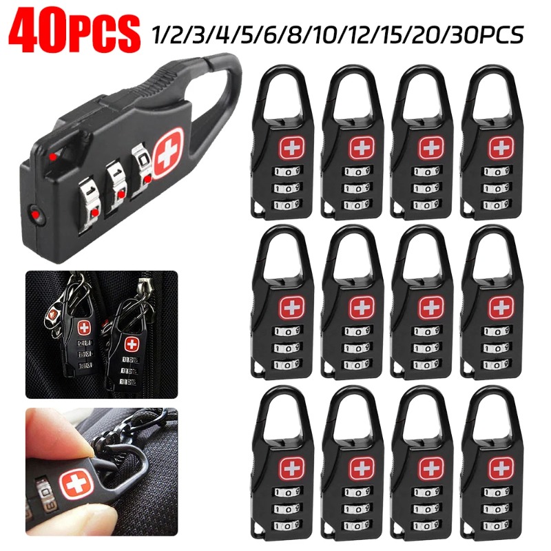 40-1PCS Mini Security Customs  - đánh giá và giá Travel Lock Tsa Approved