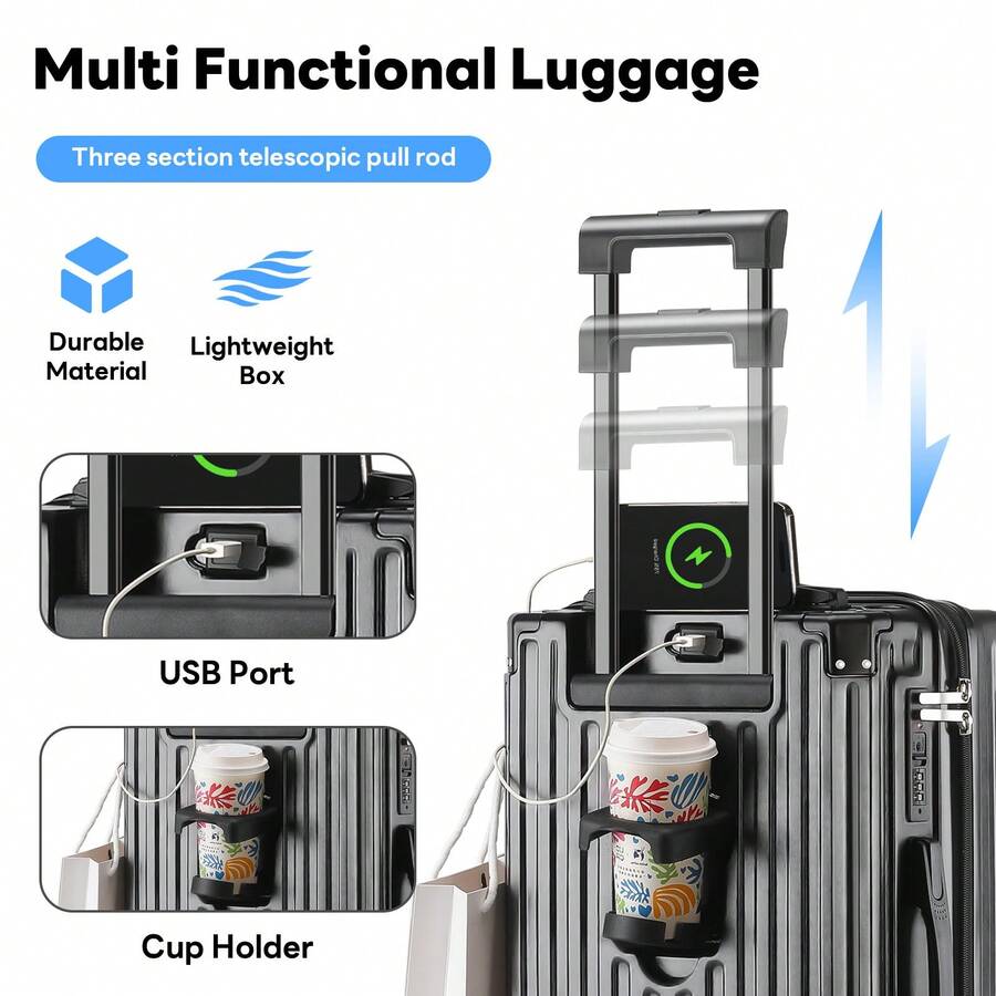 20 Inch Carry On Luggage With  - đánh giá và giá Travel Lock Tsa Approved