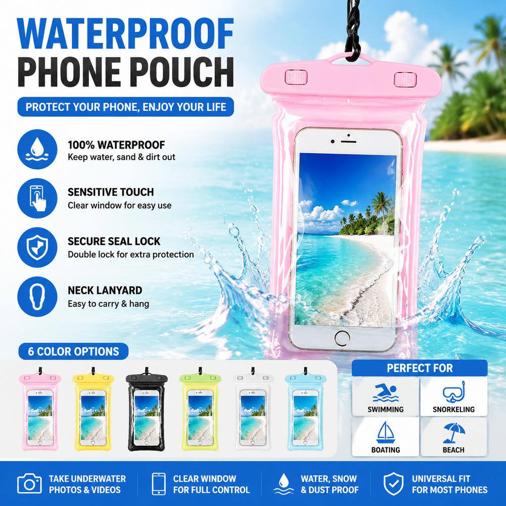 Clear Waterproof Phone Case Dr - đánh giá và giá Travel Accessories Bag