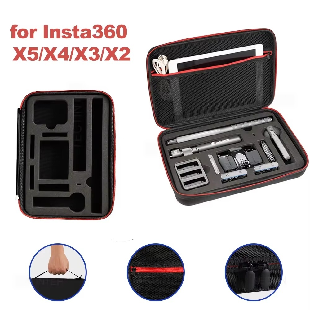 Box for Insta360 X5 X4 X3 X2 P - đánh giá và giá Travel Video Accessories