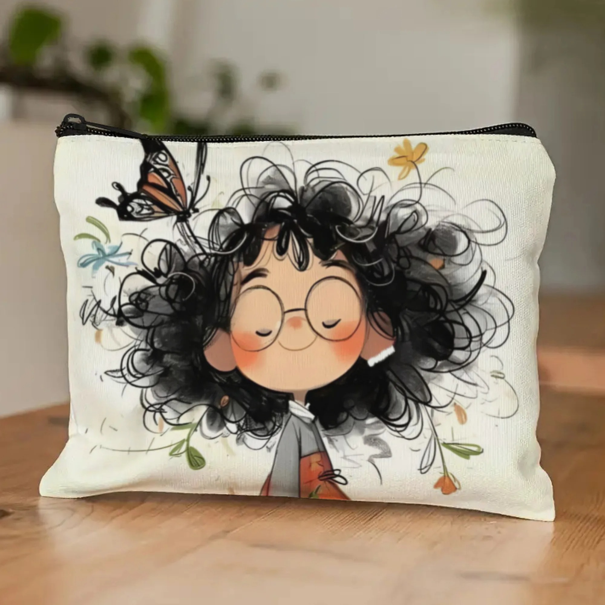 Cartoon Girl Makeup Bag Zipper - đánh giá và giá Travel Accessories Bag