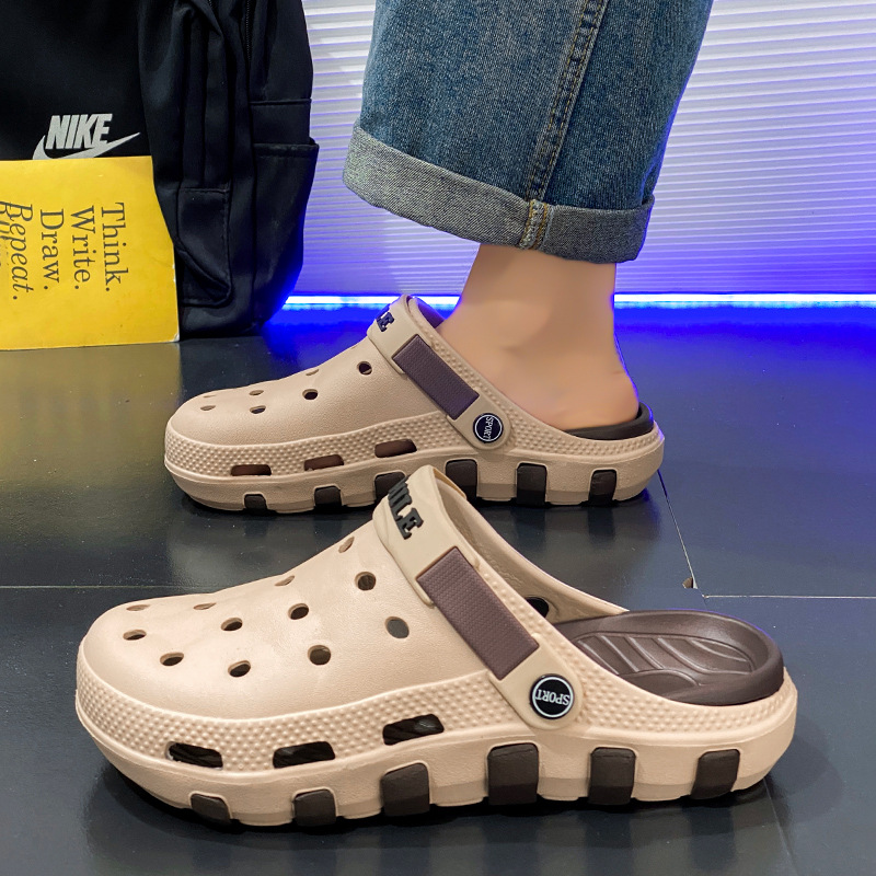 Summer new sandals men's hole  - đánh giá và giá Shoe Bag Travel